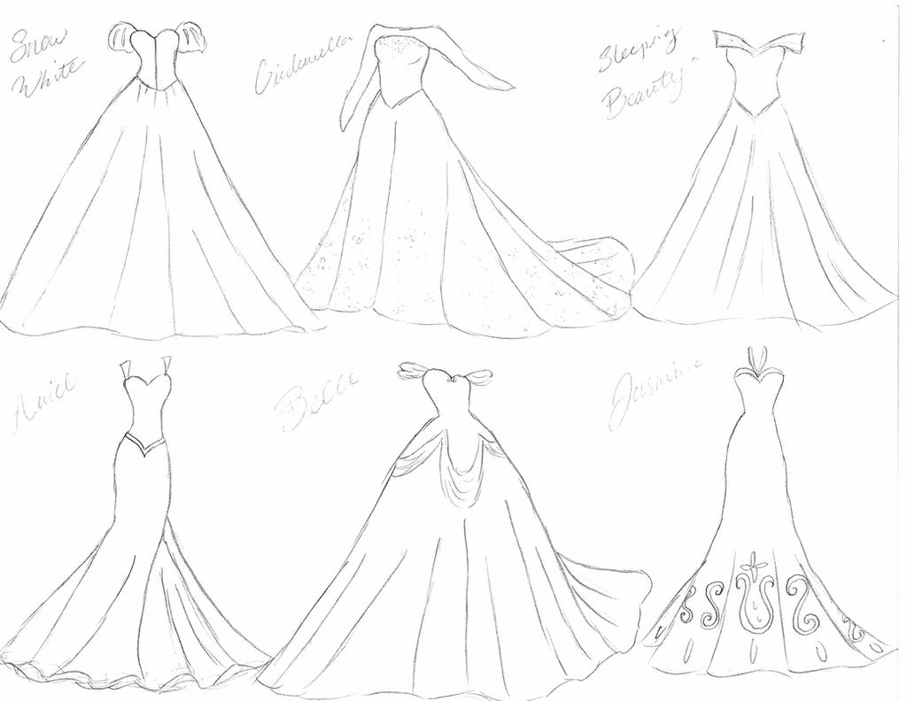 princess dress sketches designs princess dress design , #usa #explorepage