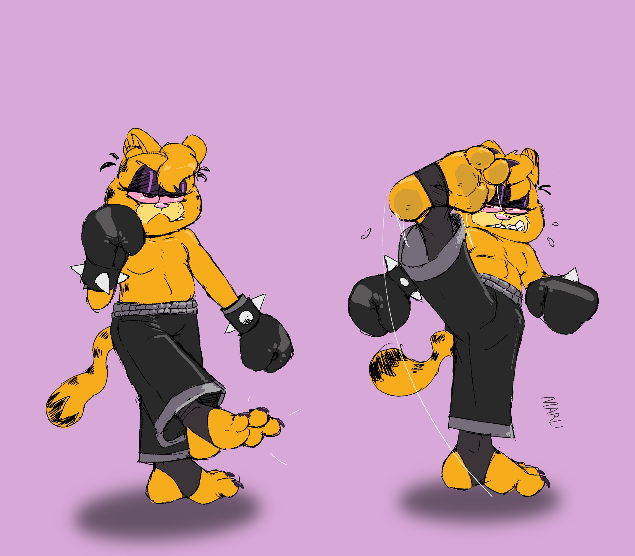 Umohmar Deviantart Kickboxing Goth-Field by UmOhMar on DeviantArt