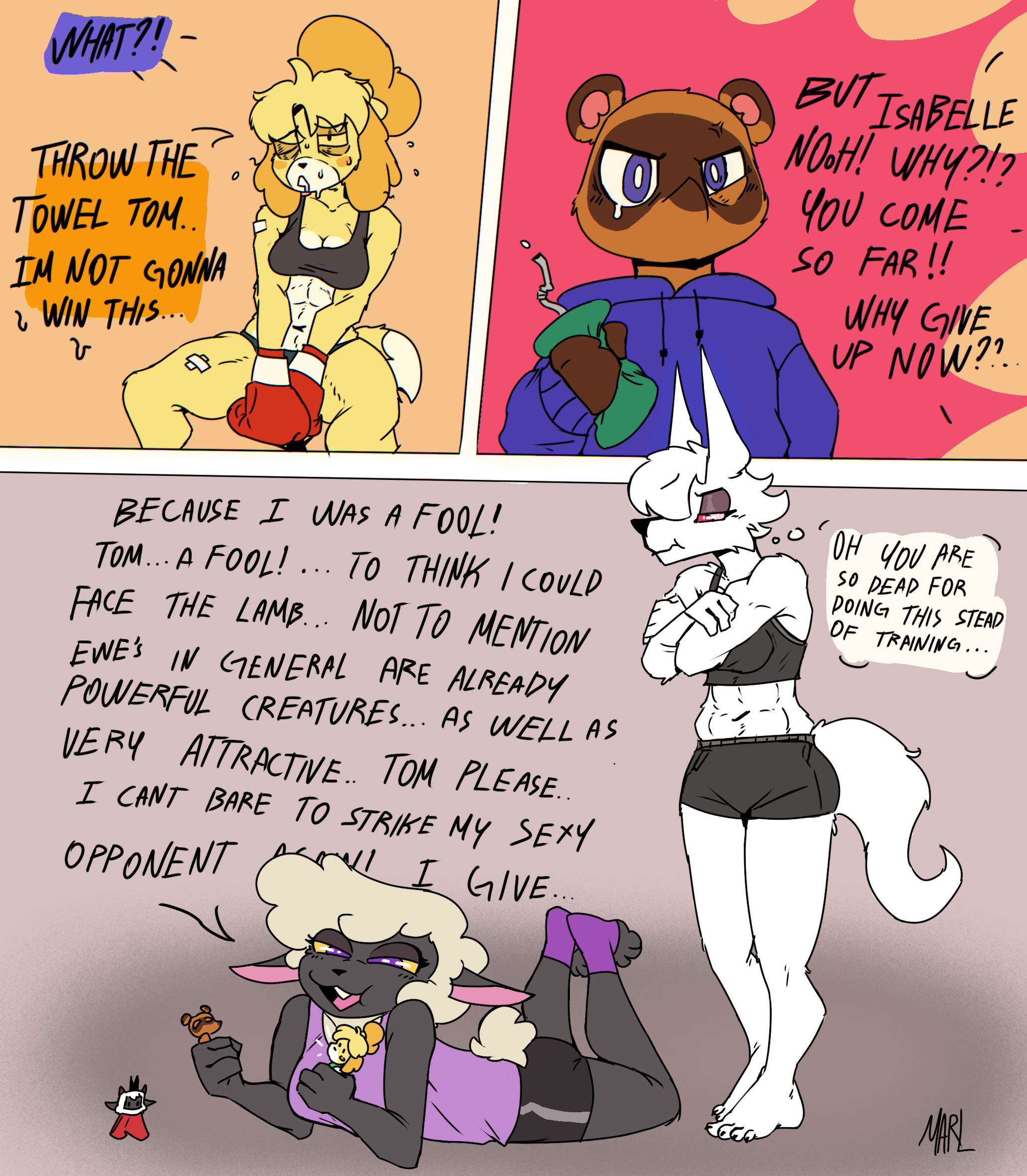 Umohmar Deviantart Isabelle Admits Defeat! by UmOhMar on DeviantArt