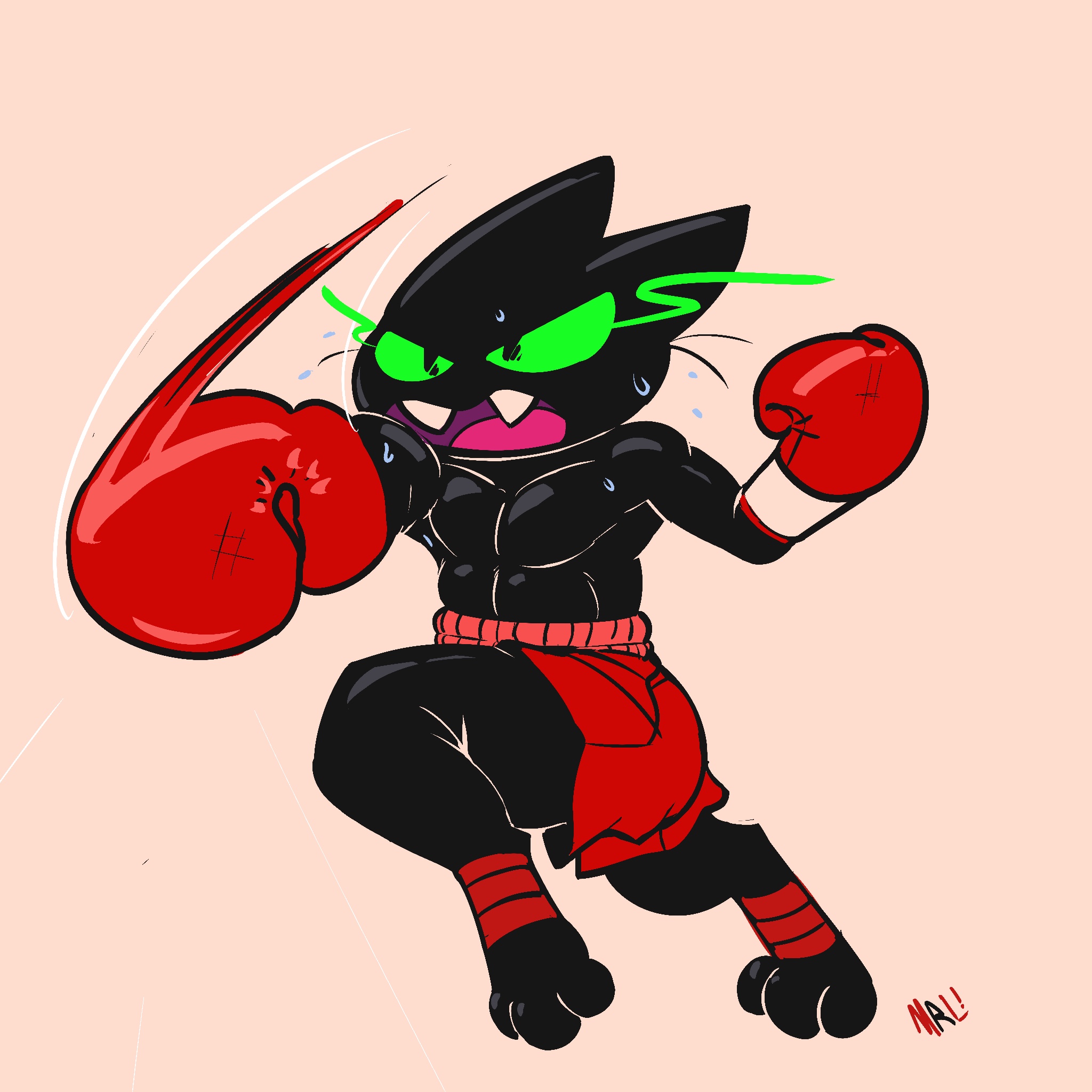 Umohmar Deviantart Cat From Show I Never Seen Before Boxing by UmOhMar on DeviantArt