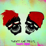Twenty One Pilots Suicide Squad Skull Logo fanart