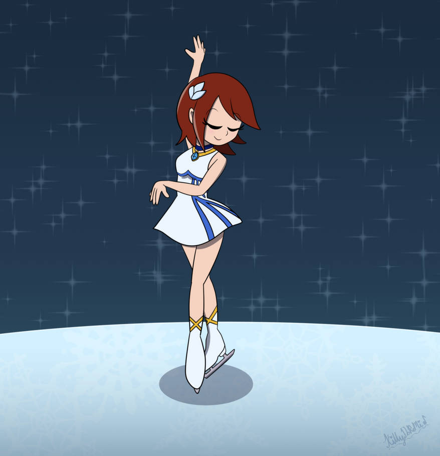 Princess Elise Ice Skating by KittyDoReMi on DeviantArt