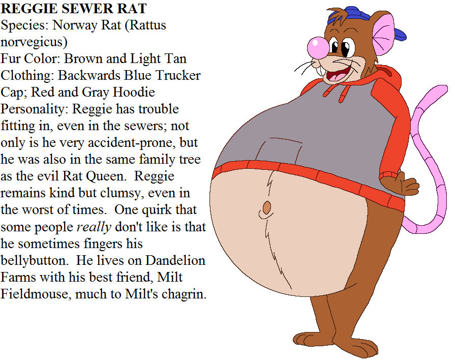 Reggie Sewer Rat by GroverGrizzly on DeviantArt