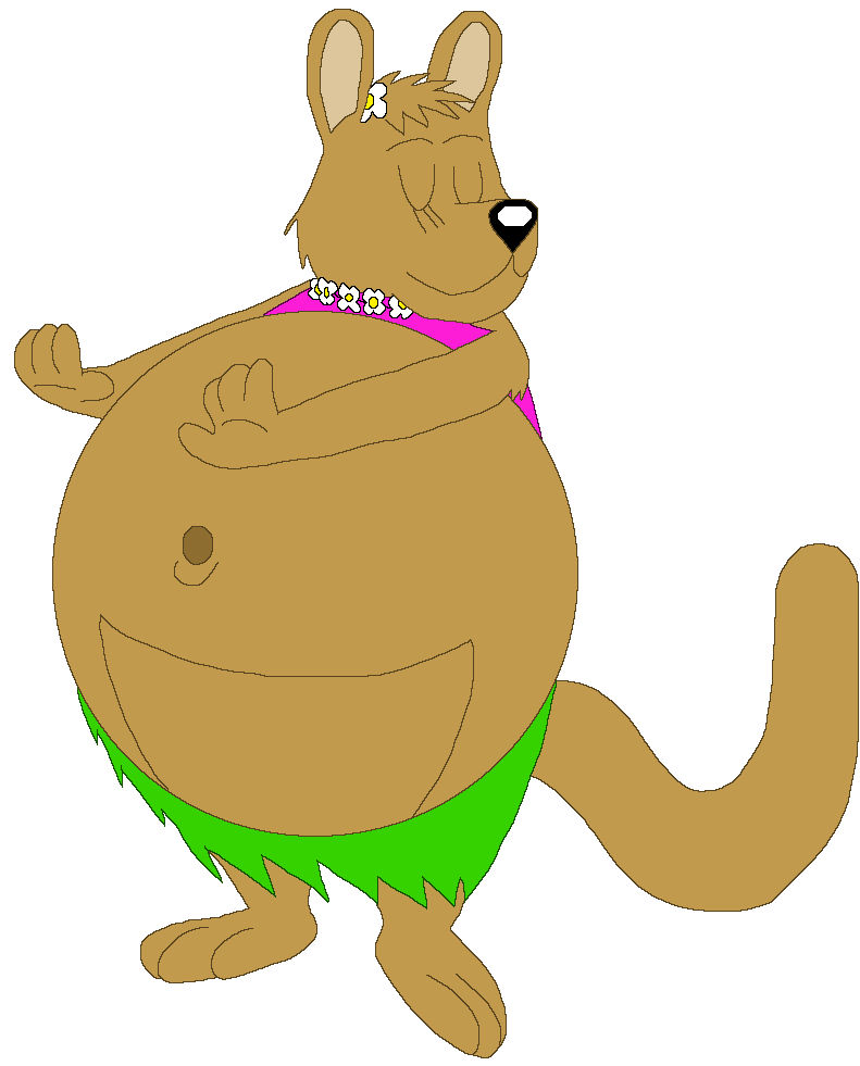 Hula Roo by GroverGrizzly on DeviantArt