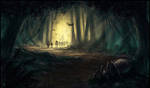 Into the Mirkwood by thalion-art