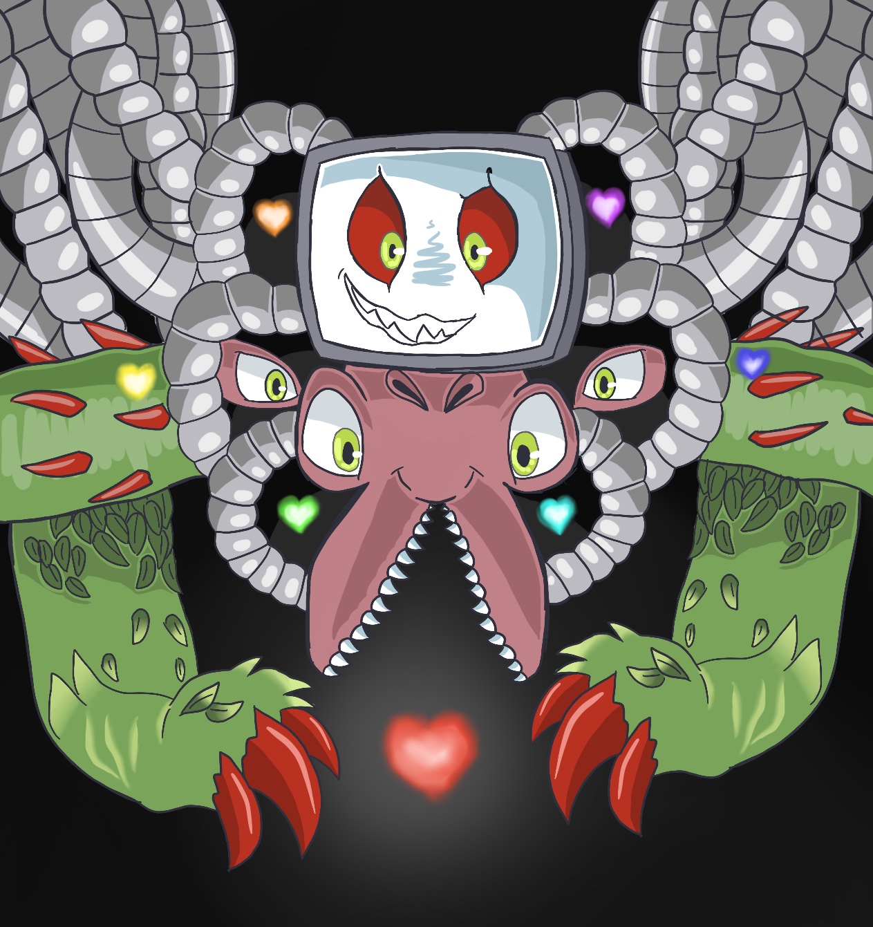 omega flowey unused faces by s-a-ns on DeviantArt