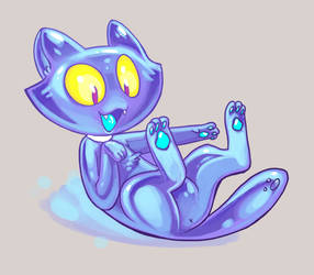 Blueberry Gummi cat