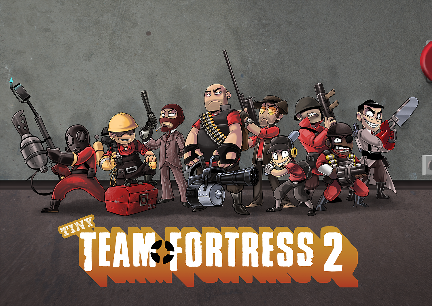 Tiny Team Fortress 2