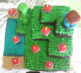 Minecraft Cake 3