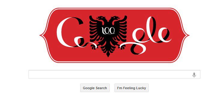 Google Albanian Doodle