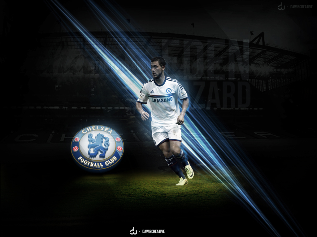 Eden Hazard Wallpaper  + PSD