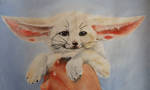 Fennec fox by Lemonkiisu