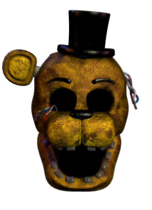 Five Nights At Freddy's Withered Golden Freddy, HD Png Download