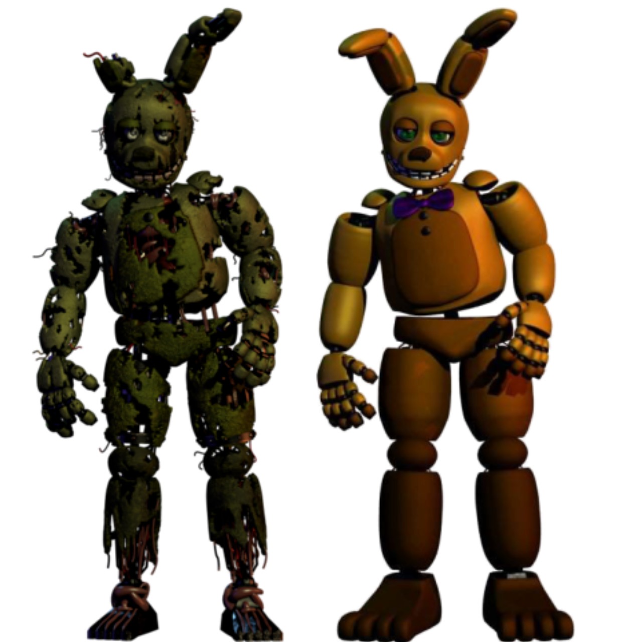Springtrap And Spring Bonnie by PrestonPlayz110003 on DeviantArt