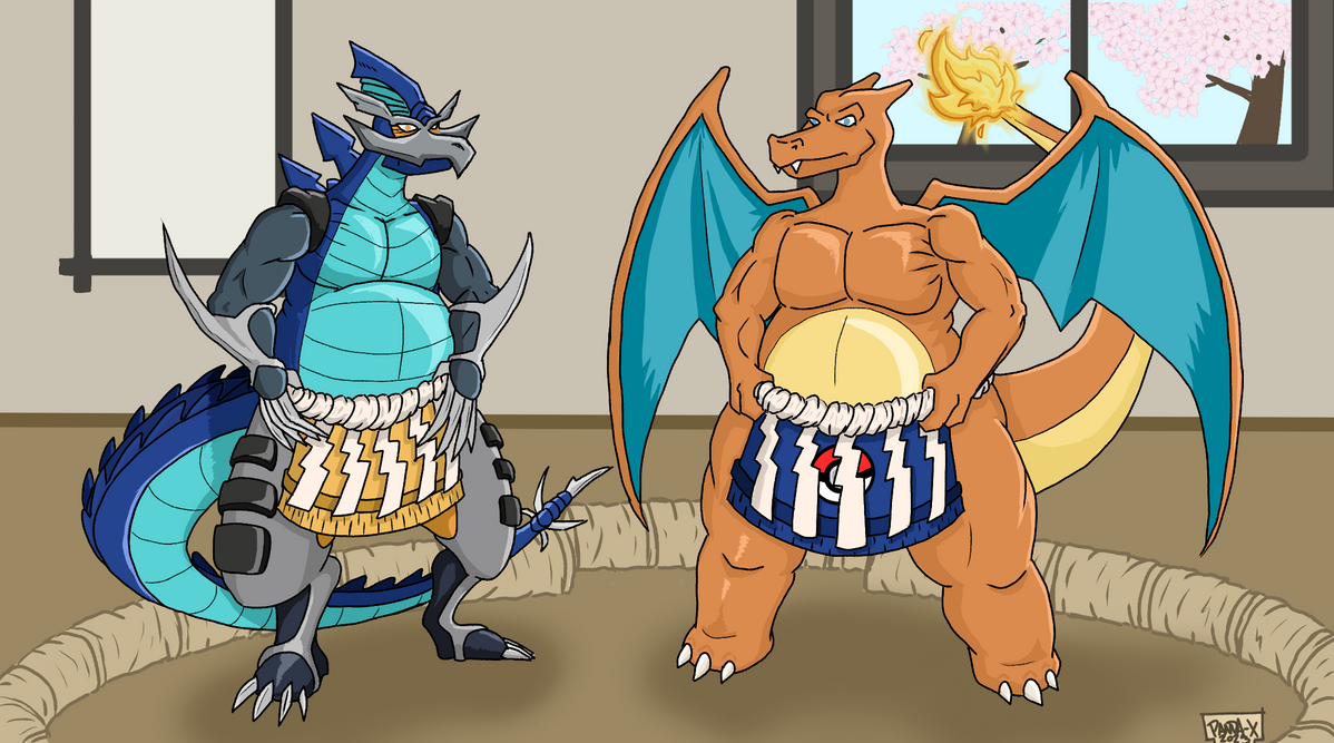 Pokemon Sumo Deviantart Double Dragon Sumo Bros! by 8BitPandaX on DeviantArt