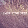 Never Stop Dreaming