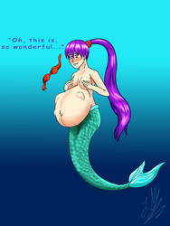 RQ- (Mer-May-ternity) Pregnant Marina by Kink-King54