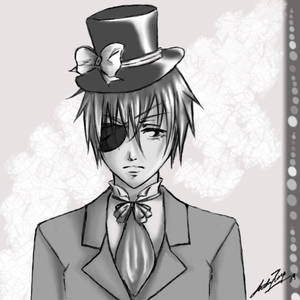 Ciel sketch monochrome