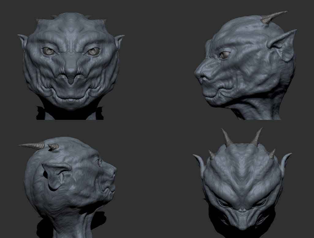 Alien head by Isuldras on DeviantArt