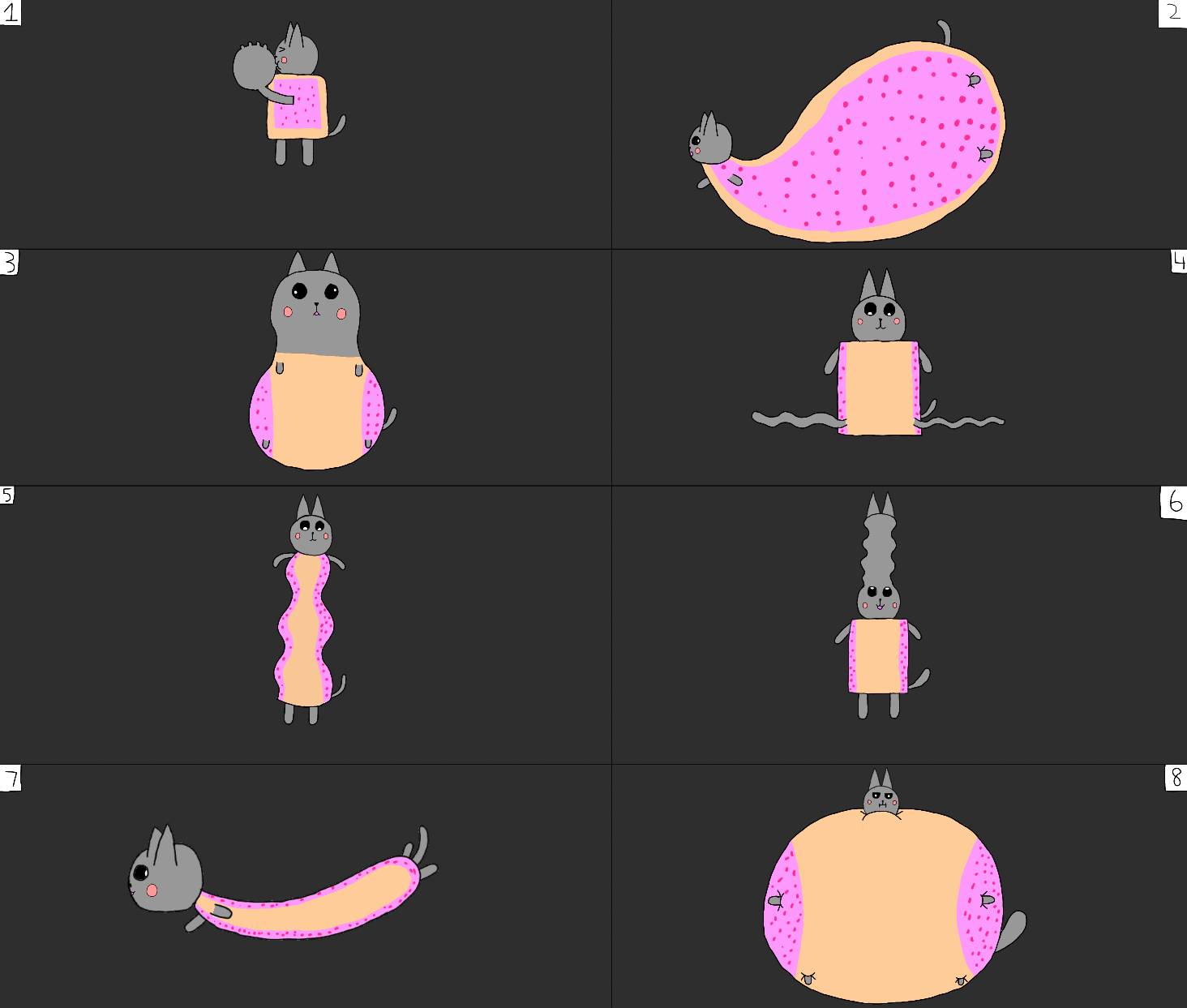 Nyan Cat Black Magic Inflation by squirreltailzzz on DeviantArt