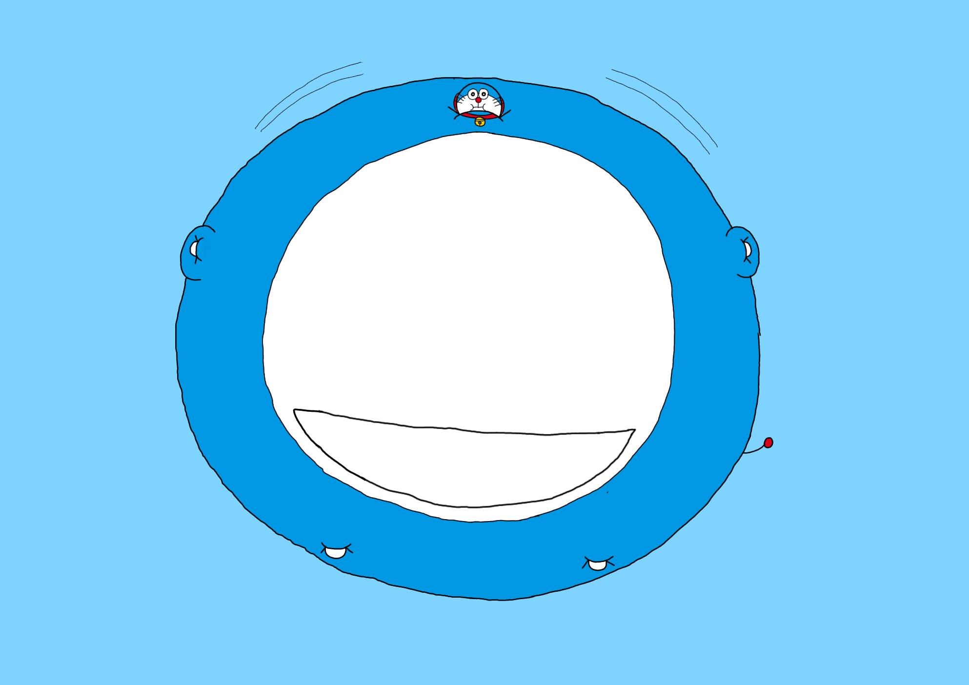 Inflated Doraemon by squirreltailzzz on DeviantArt