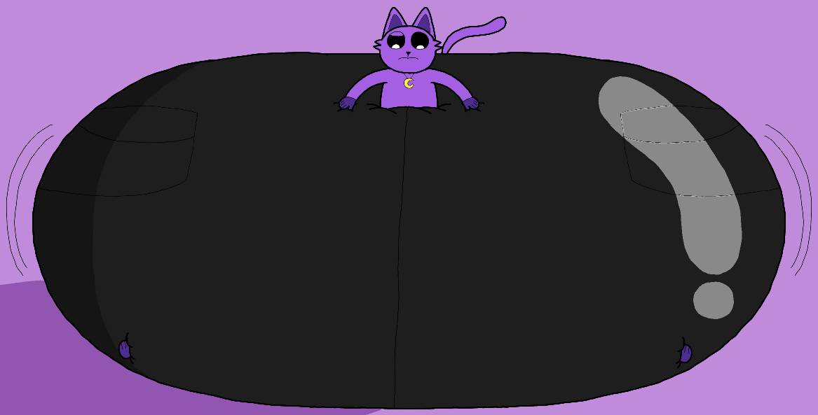 Cat Inflation Animation Catnap Pants Inflation by squirreltailzzz on DeviantArt