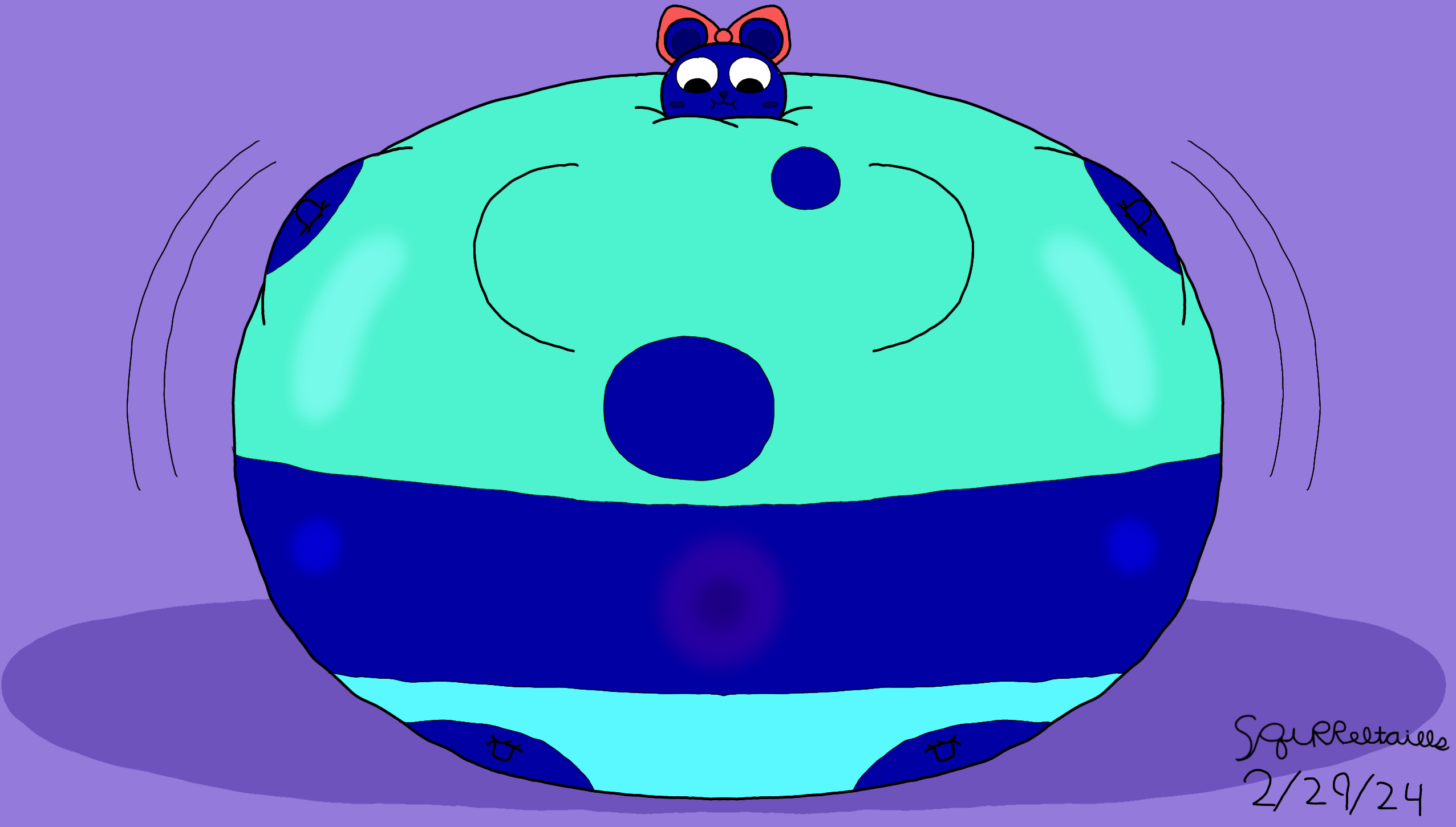 Rinny Blueberry Inflation by squirreltailzzz on DeviantArt