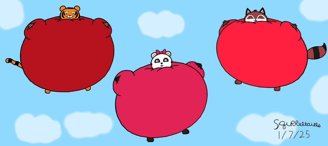 Flying Critters Boo Critters Flying In Inflated Shirts by squirreltailzzz on DeviantArt