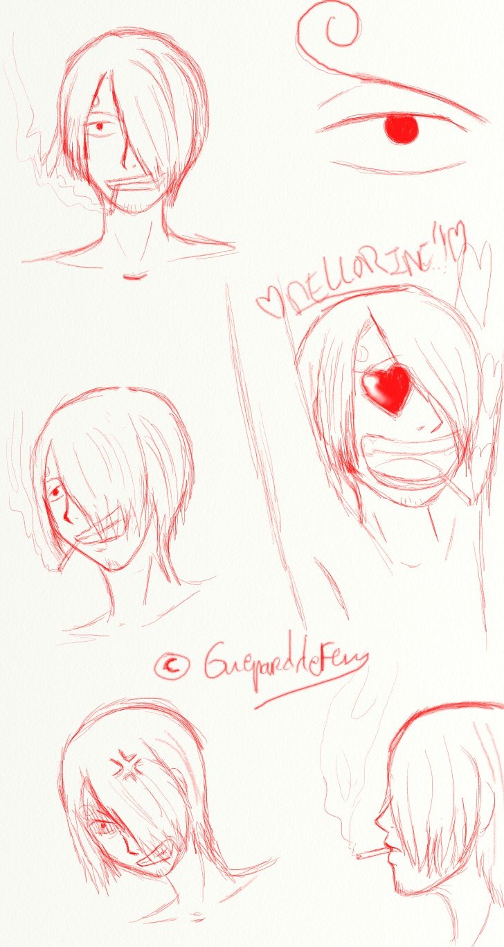 Sketches of Sanji