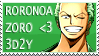 Stamp of Zoro 3D2Y by Khazemya