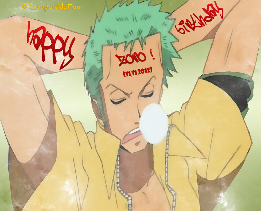 Happy Birthday Zoro!