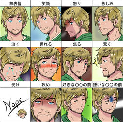 Nyo!Auvergne's expression chart