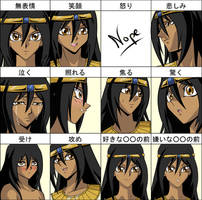 Maat's expression chart