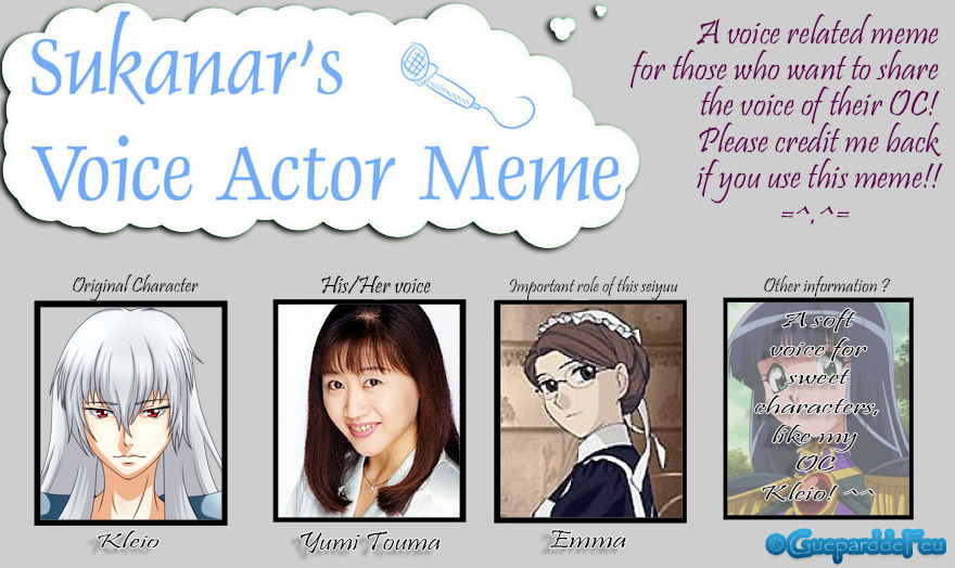 Meme Seiyuu Kleio by Khazemya on DeviantArt
