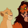 Base The Lion King 1# Scar and Nala