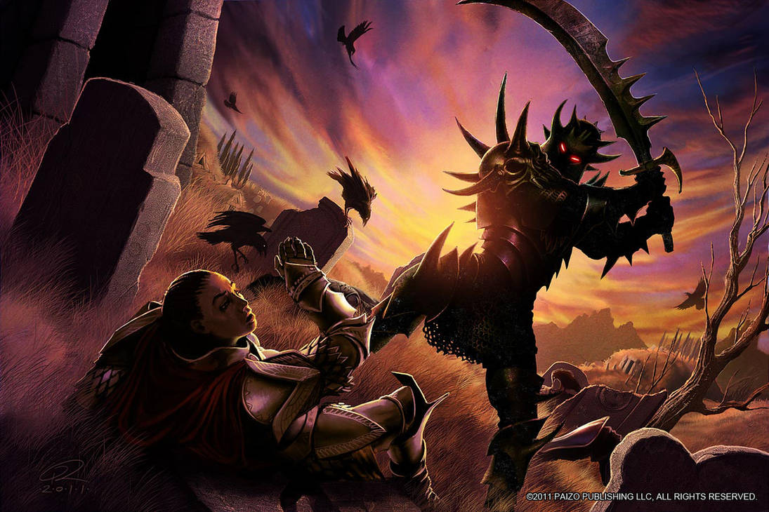 Graveknight VS Seelah by Akeiron