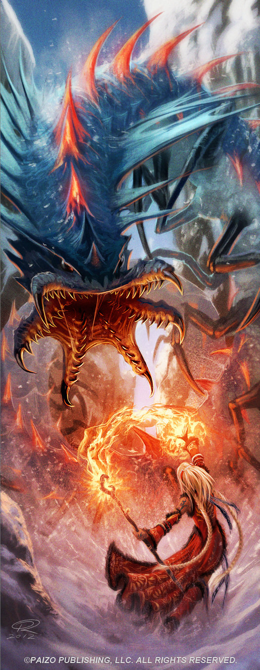Seoni VS Remorhaz by Akeiron Seoni VS Remorhaz by Akeiron