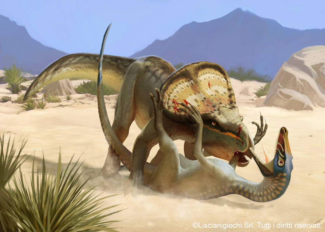 Velociraptor VS Protoceratops by Akeiron on DeviantArt