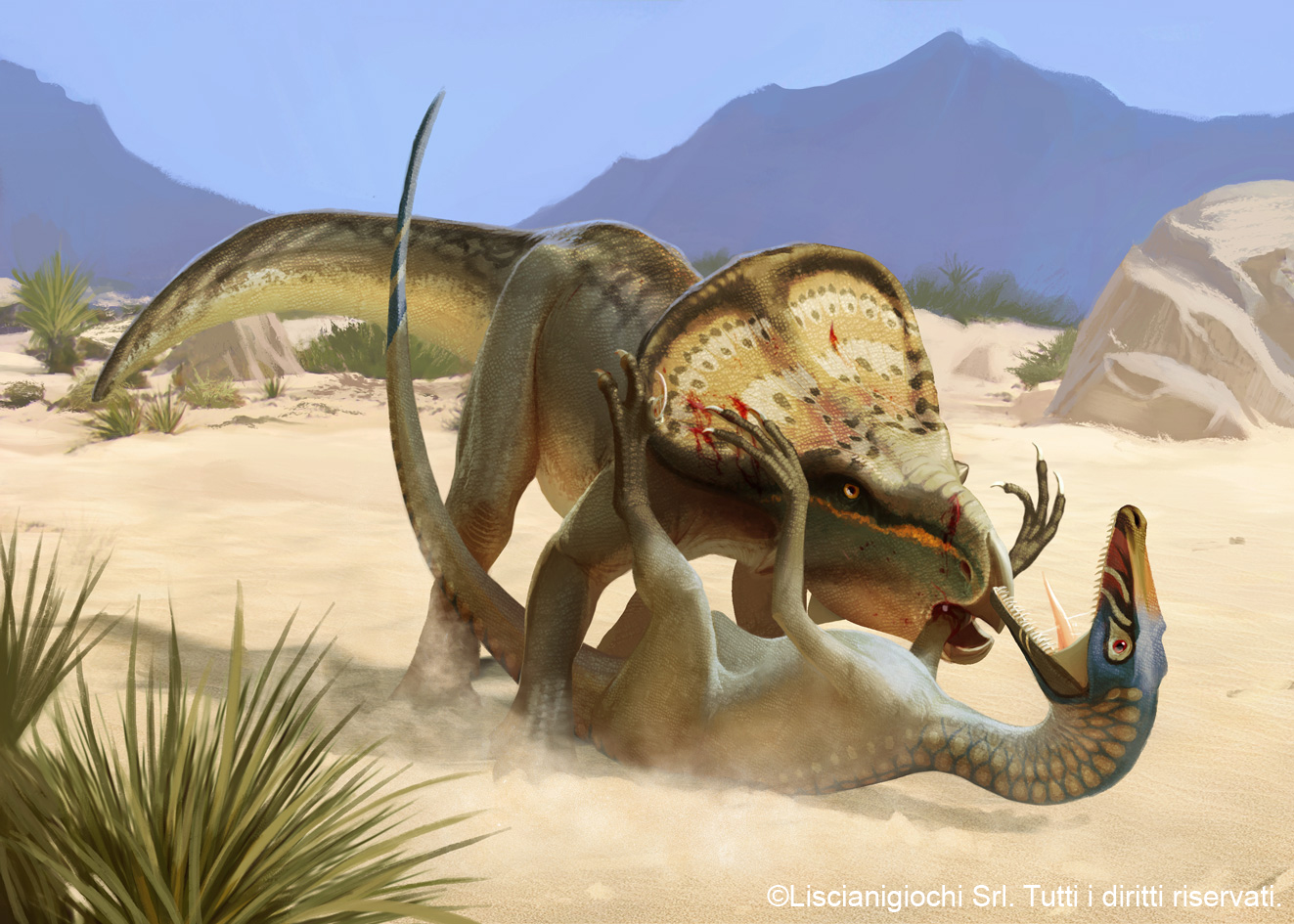 Velociraptor VS Protoceratops