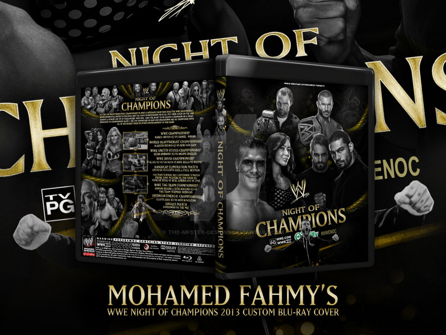 WWE Night of champions 2013 blu-ray cover