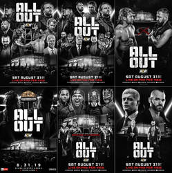 AEW All Out official posters