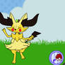 The Mix Of Pikachu And Braixen