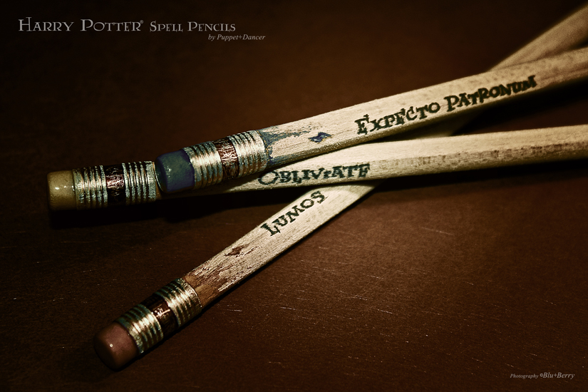 Harry Potter Spell Pencils By Fagxart On Deviantart