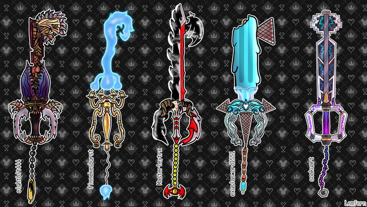 Custom Keyblade Modes Redesign My Keyblade Set 2 by lemfern on DeviantArt