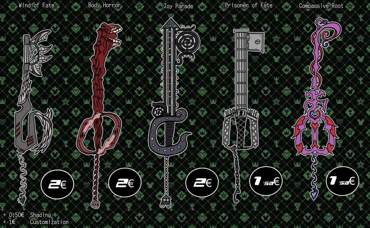 Animal Keyblade Adoptables Keyblades March 2025 by lemfern on DeviantArt