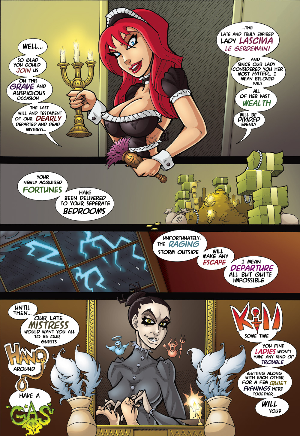 Foul Play Page One by TheBandito