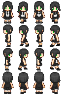 [Commission] Demi sprite sheet by Lagoon-Sadnes