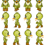 Chica sprite sheet