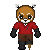 [Commission] Red Bandit walking icon
