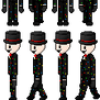 [Commission] Splendorman sprite sheet